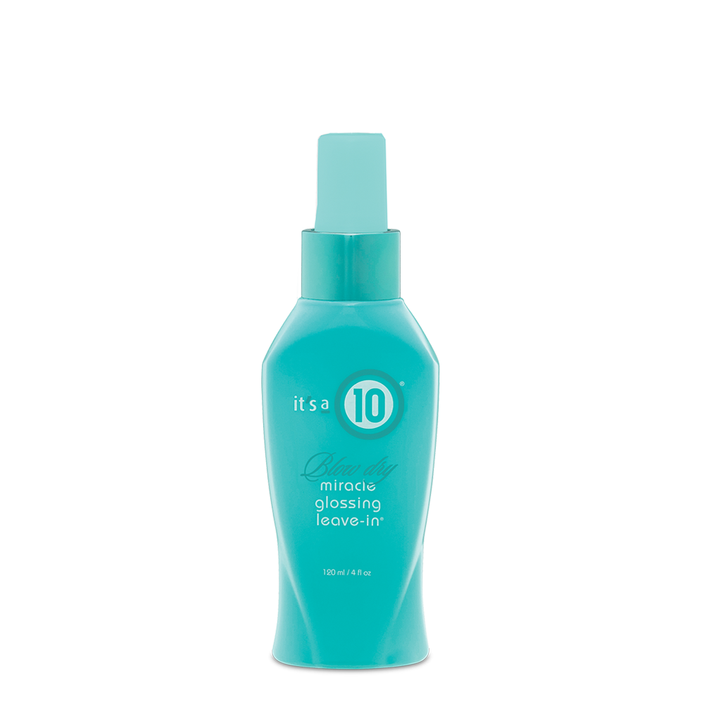 It’s a 10 haircare daugiafunkcinė nenuskalaujama plaukų puoselėjimo priemonė – miracle Blow Dry glossing leave-in