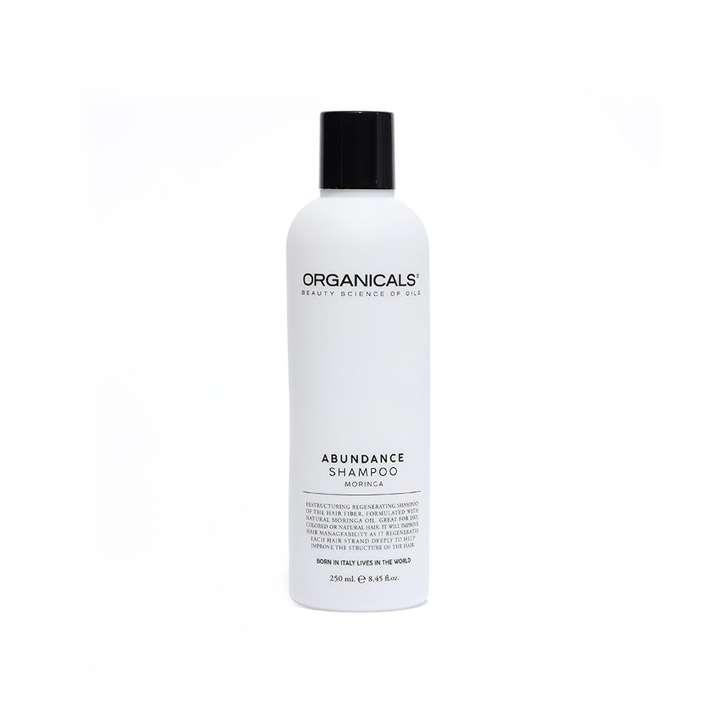 ORGANICALS  Regeneruojantis bei atstatantis šampūnas – Abundance Moringa Shampoo