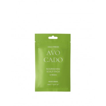Rated green AVO CADO Maitinanti plaukų kaukė "Cold Press Avocado Nourishing Scalp Pack w/ Banana"